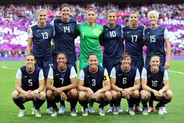 Đội hình xuất phát của Đội tuyển bóng đá nữ Mỹ: Solo; LePeilbet, Rampone, Buehler, O’Hara; Rapinoe, Lloyd, Boxx, Heath; Morgan, Wambach.